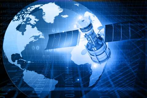 Satellite over Earth