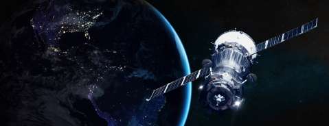 satellite in orbit