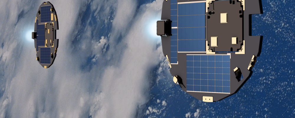 DiskSats in orbit