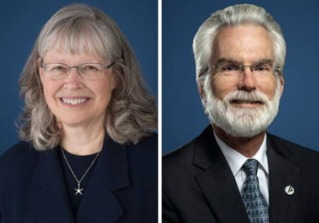 Stephanie L. O'Sullivan and USAF Gen. (ret.) Paul J. Selva