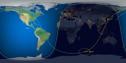 SL-6 Rocket Body (ID 25488) Reentry Prediction Image