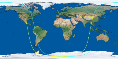 KZ-1A R/B (ID 44521) Reentry Prediction Image