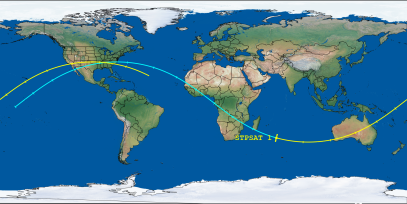 STPSAT 1 (ID 30775) Reentry Prediction Image