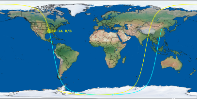 OBJECT E (ID 58664) Reentry Prediction Image