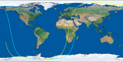 OBJECT K (ID 48257) Reentry Prediction Image