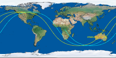 STARLINK-1924 (ID 46755) Reentry Prediction Image
