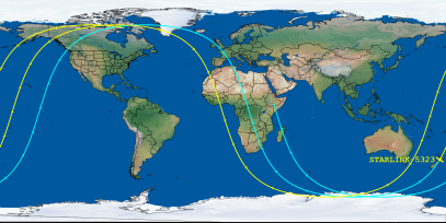 STARLINK-5323 (ID 55279) Reentry Prediction Image